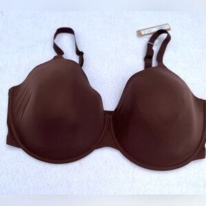 NWT Skims Fits Everybody T-shirt Bra BR-UWR-2294 Cocoa 42DDDD